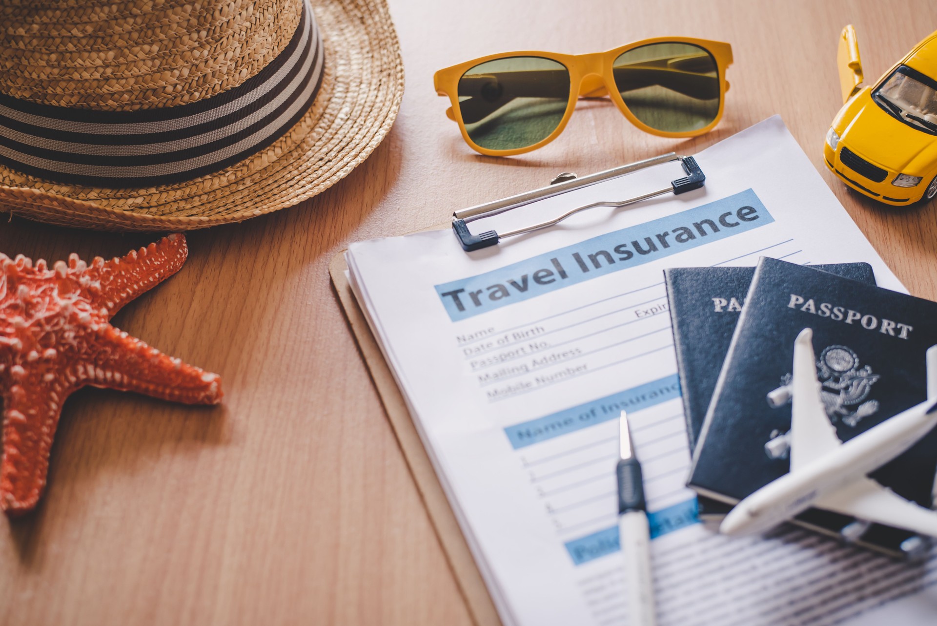 Travel insurance documents to help travelers feel confident in travel safety. Travel insurance documents to help travelers feel confident in travel safety.